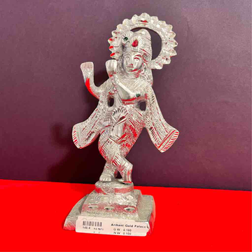 silver plated Krishna idol
