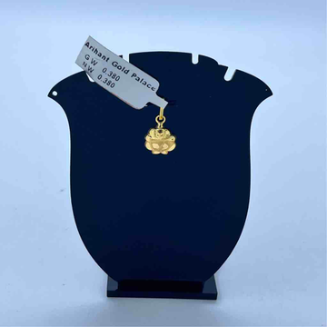 18k gold ganpati design pendant