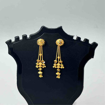 916 gold Platinum Heavy Latkan (सुई–डोरा) Design E...