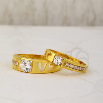 22k Gold Couple New Disign Classic Ring