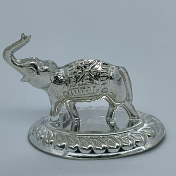 Silver Design Elephant Idol