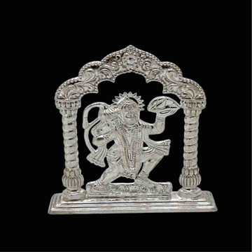 Silver Fancy Design Casting Hanuman Ji Idol