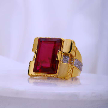 916 Gold High Class Pink Diamond Ring Gants