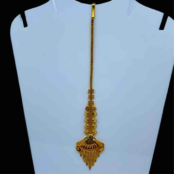 916 Gold Antique Design Hair Chain