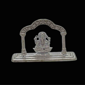 Silver Casting ganeshji idol