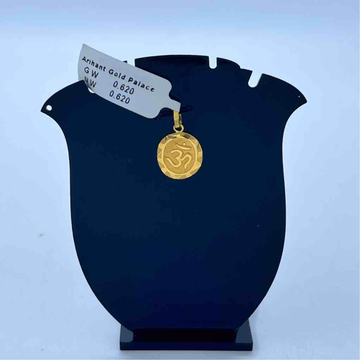916 Gold Om Fancy Design Pendant