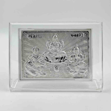999 silver idols trimurti design god frame
