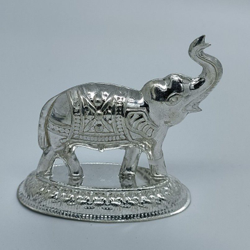 Elephant (हाथी) Idol In Silver New Design
