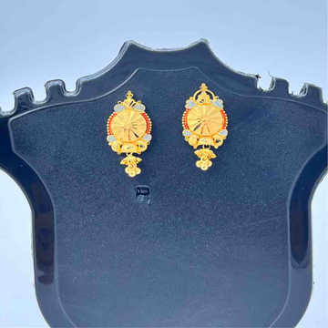 916 Gold Design Earrings
