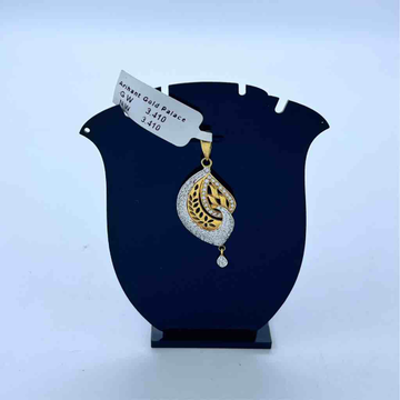 916 Gold And Diamond Design Pendant