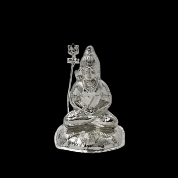 Silver Bholenath Idols