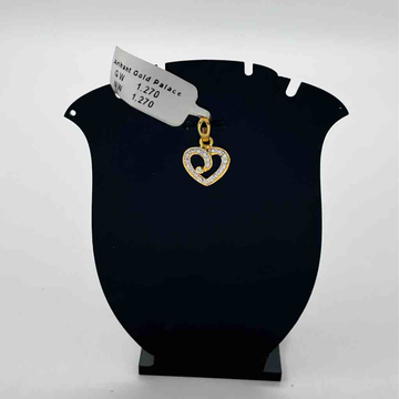 916 Gold Love Design Pendant