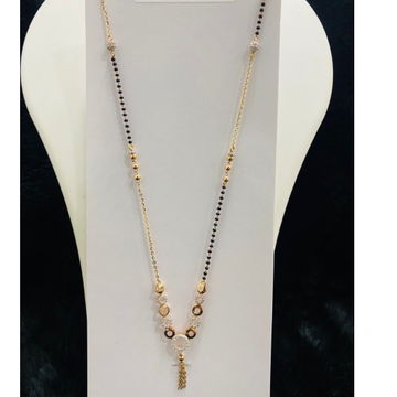 18kt rose gold singal line classic necklace