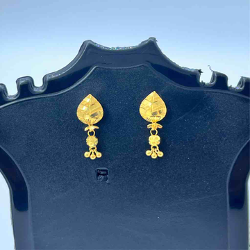 916 Gold Classic Design Earrings