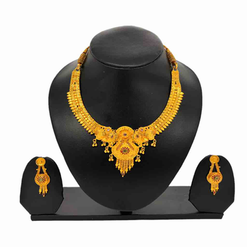999 Gold Plated In Kalkati Short Necklace