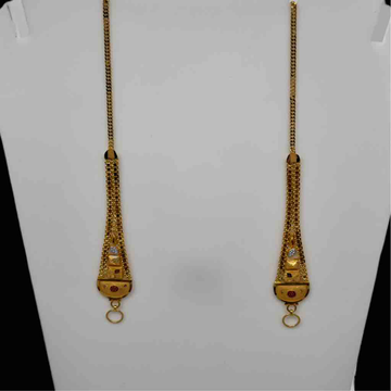 916 gold classic design earchain