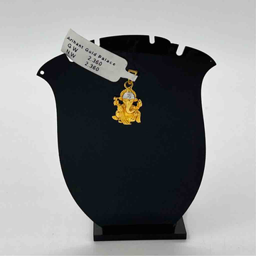 916 Gold Ganeshji Design Pendant