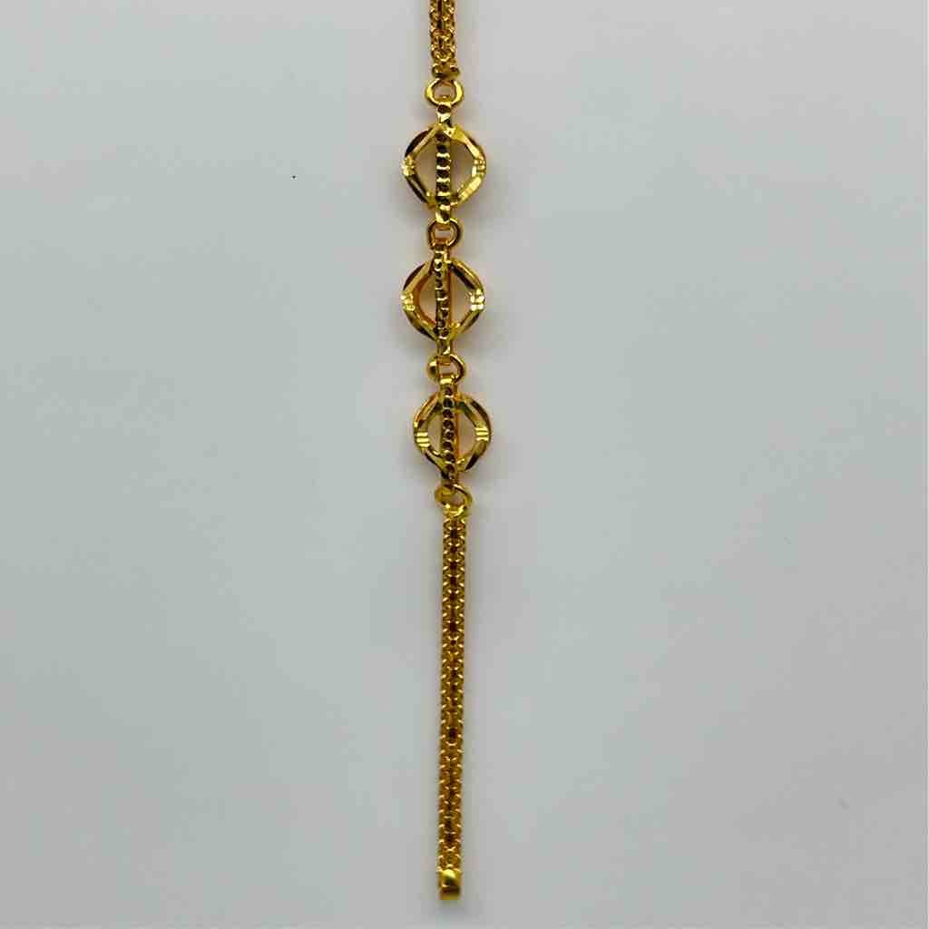 916 Gold Fancy Design Bracelet