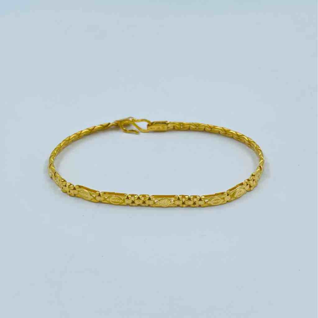 916 Gold Gants Lite Weight Bracelet
