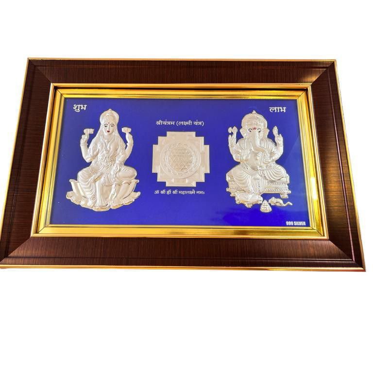 999 silver laxmi And Shriyatra ganesh ji idols