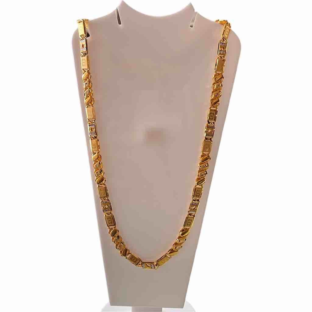 1gm Gold Plated Navabi S-Koili Design Chain