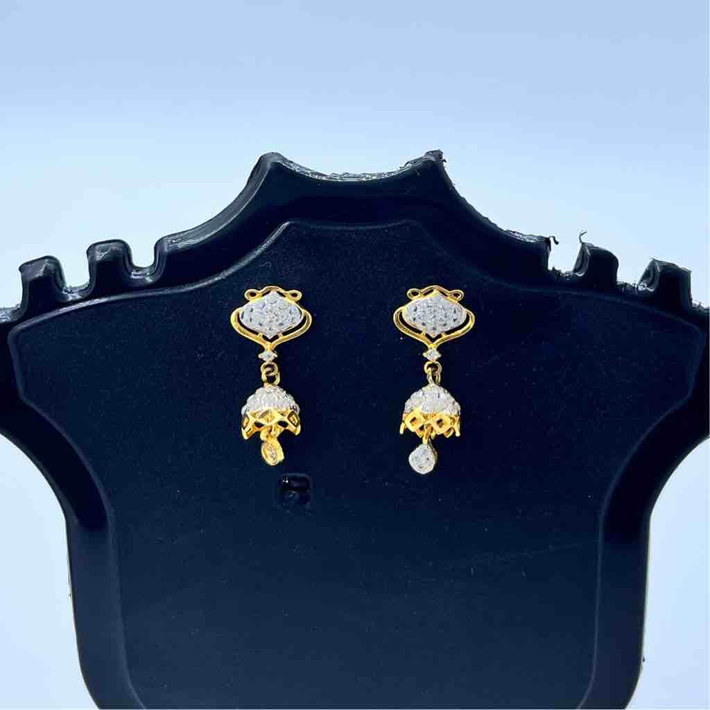 916 Gold New Design Latkan Earrings