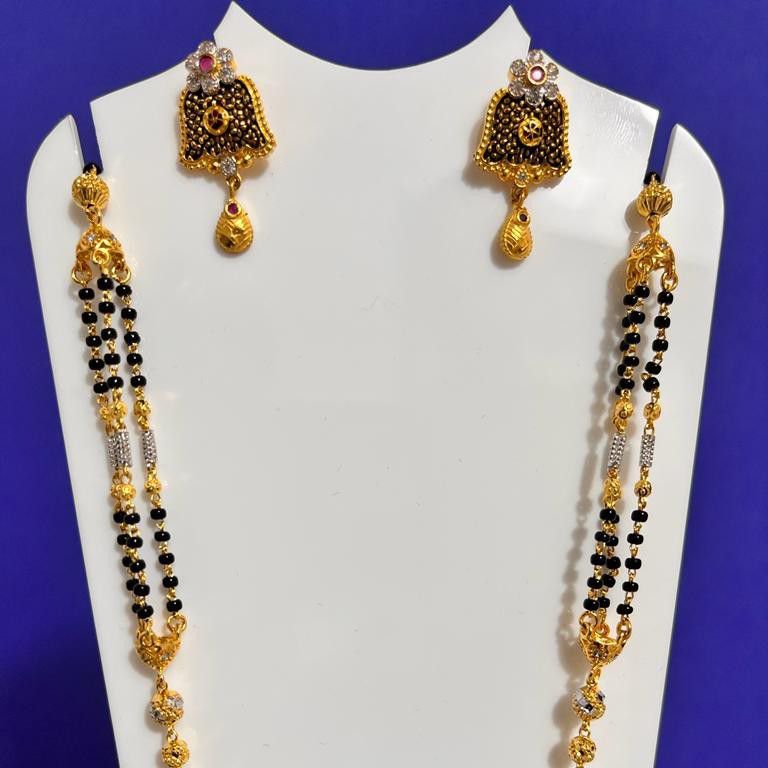 1 Gram Gold Plated In Mangalsutra